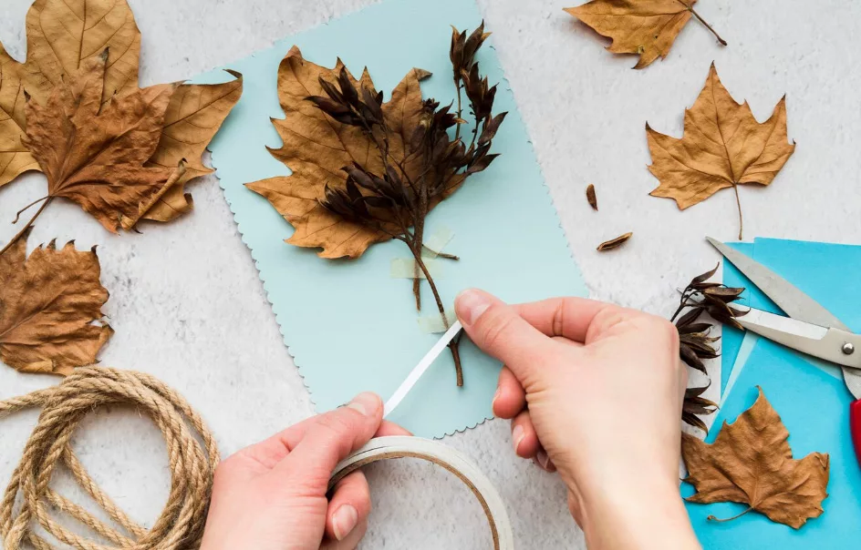 Nature-inspired crafts: collect, create, and sculpt with found materials.