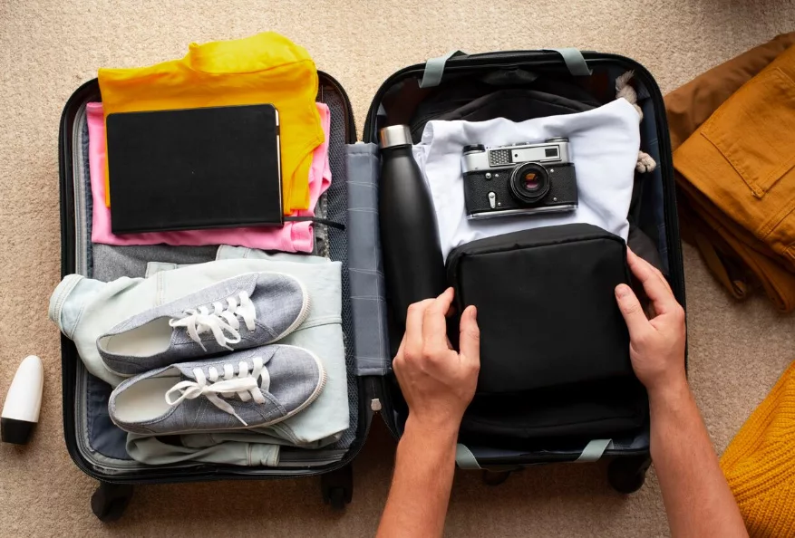 Pack versatile essentials for travel.