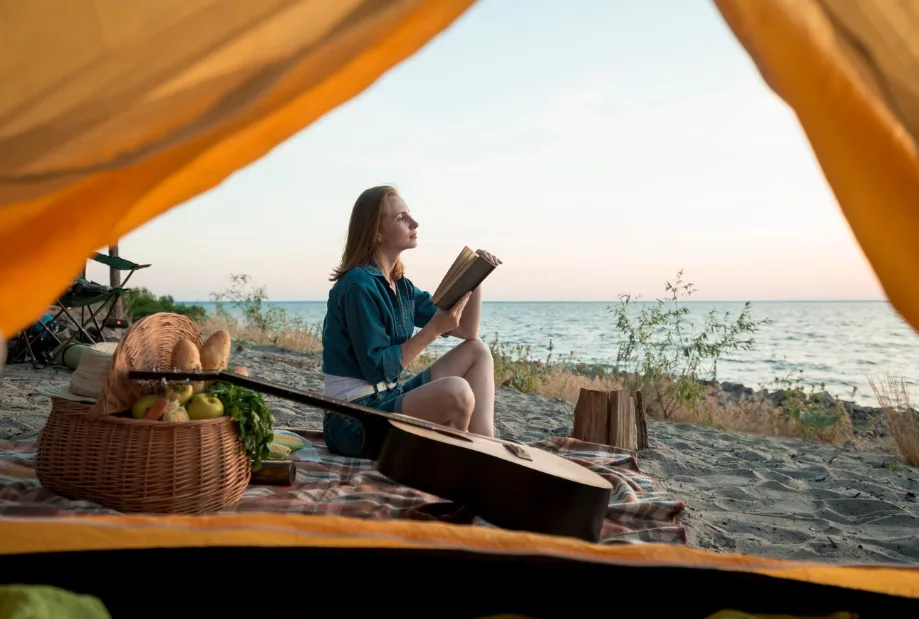Unwind in Nature's Tranquility with a Good Book.